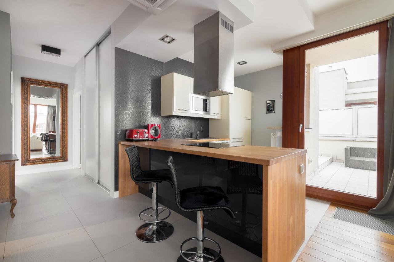 Hlonda Deluxe Apartment With Terrace Varsóvia Exterior foto